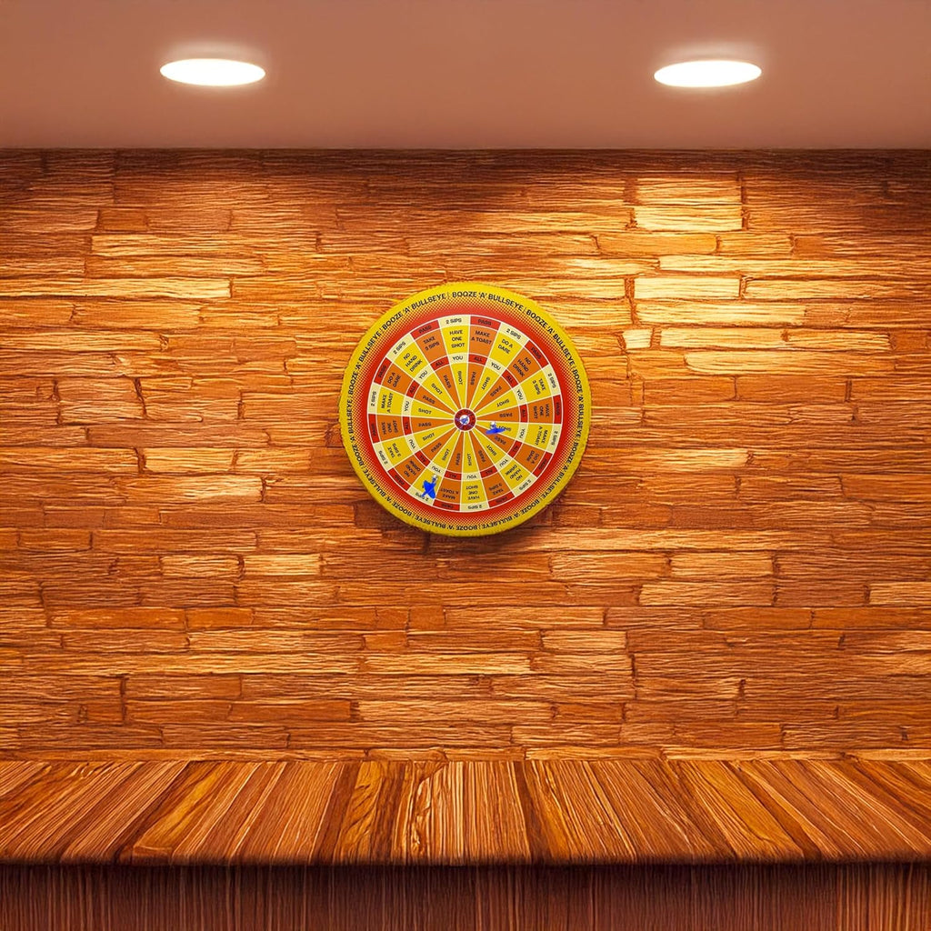 Booze 'a' Bullseye - The Ultimate Beer Drinking Magnetic Dart Board Party Game