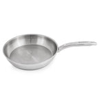 BergHOFF Belly Shape 18/10 Stainless Steel 10.5" Skillet with SS Lid, 2.5qt.