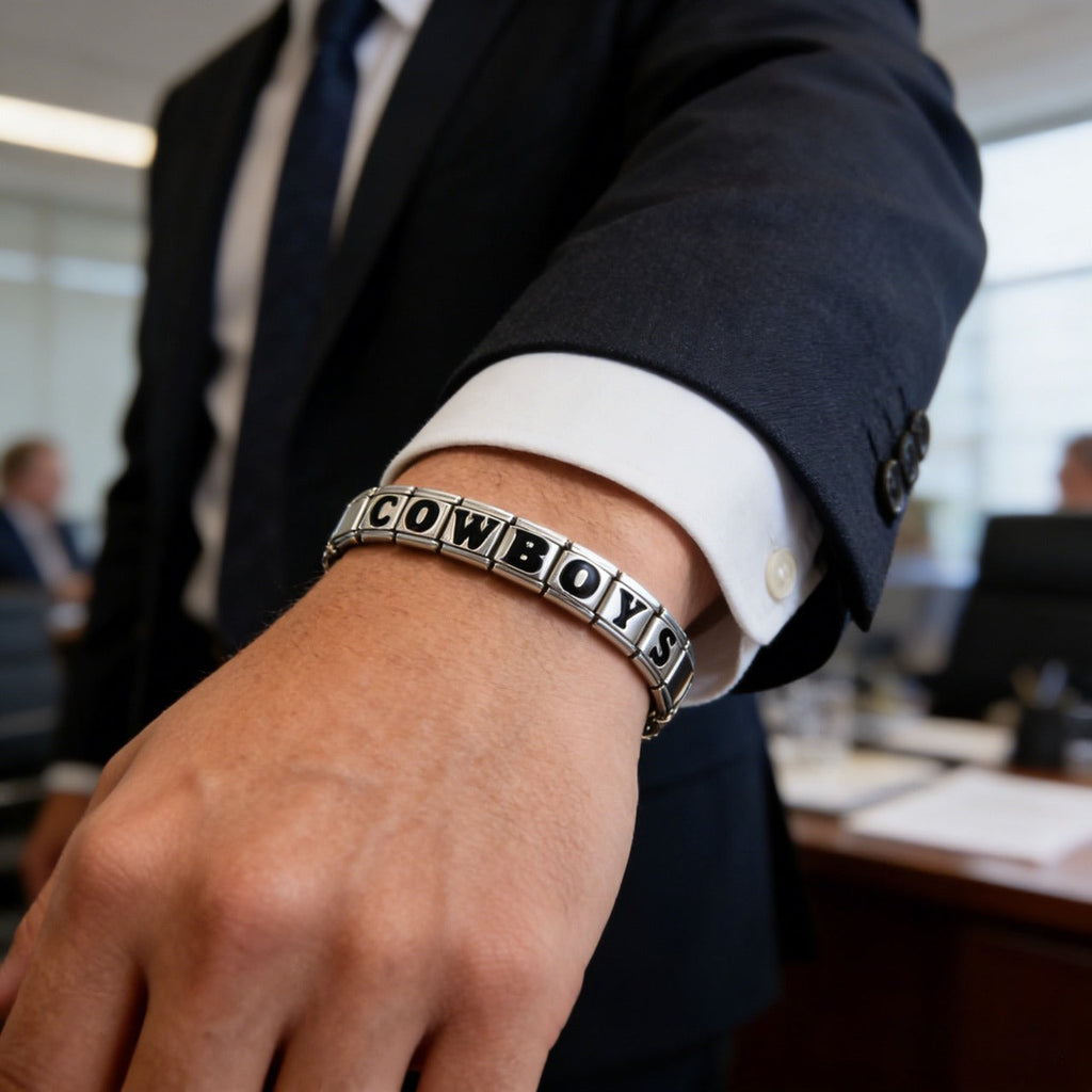 Dallas Cowboys Italian Charm Bracelet – DIY Custom Gift for Fans