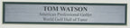 Tom Watson HOF PGA Champ Signed/Autographed 8x10 Photo Framed JSA 163467