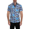 Williams Short Sleeve Button-Up Shirt // Light Blue