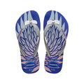 Havaianas Girls Slim Glitter II Sandals Marine Blue Size 34 Big Kid