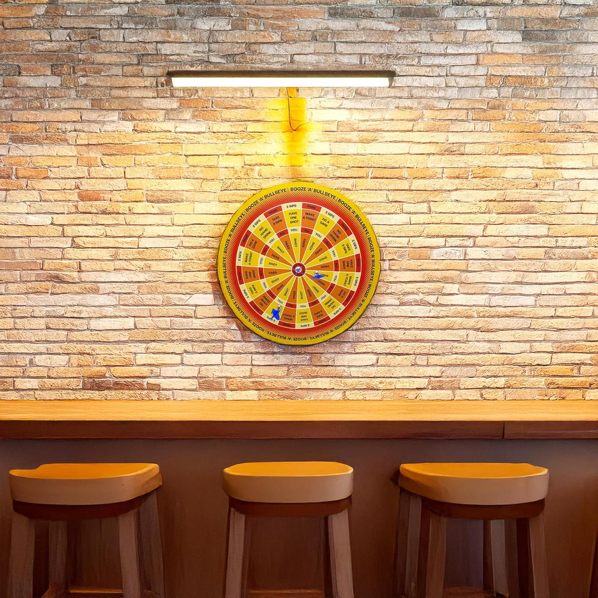Booze 'a' Bullseye - The Ultimate Beer Drinking Magnetic Dart Board Party Game