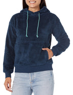 Carve Designs Women's Brie Sherpa Hoodie - Navy