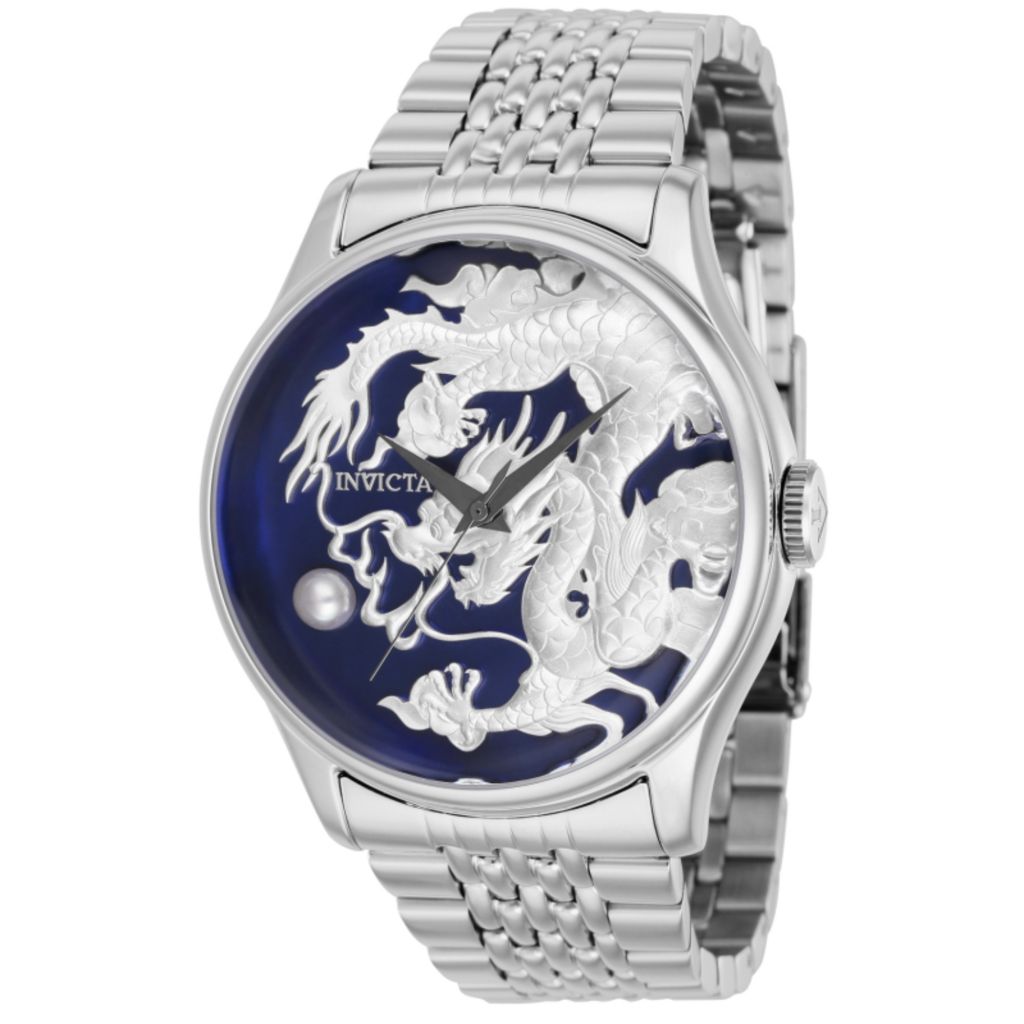 Invicta Vintage Dragon 38mm Automatic MOP Watch w/ 8DC
