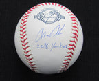 David Adams Signed/Auto Yankees 100th OML Baseball Inscr STEINER 187134