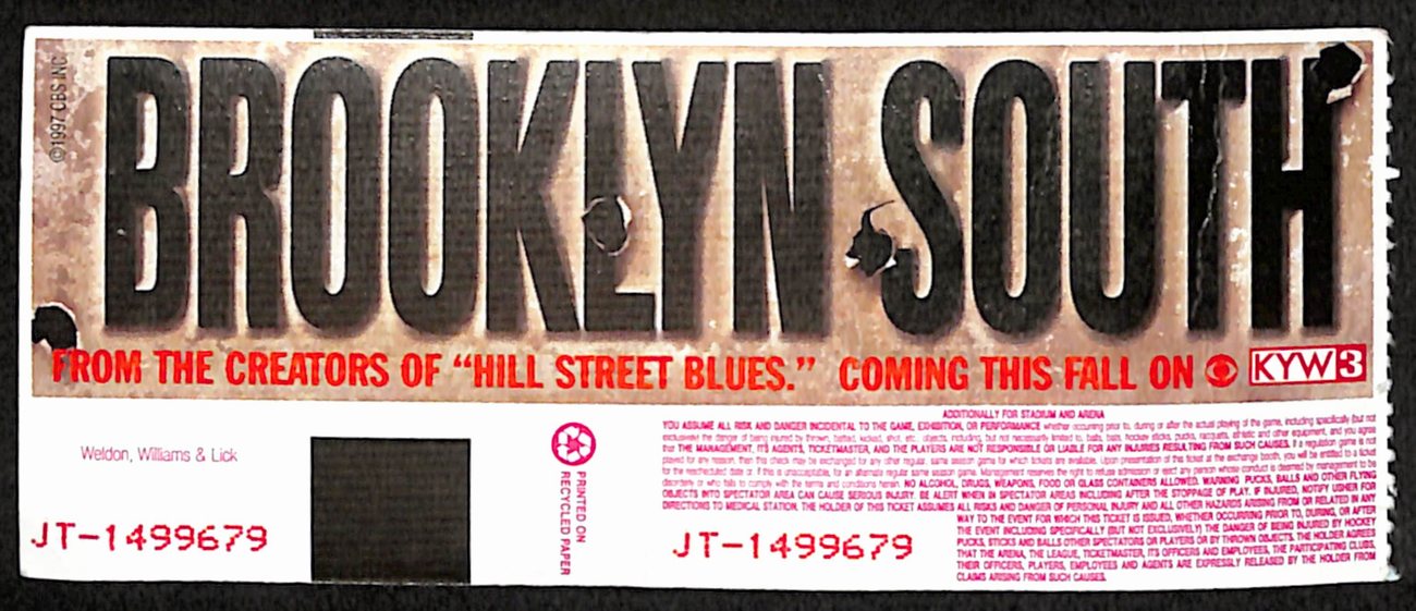 January 17, 1998  LaSalle vs Temple College Basketball Ticket Stub 190208