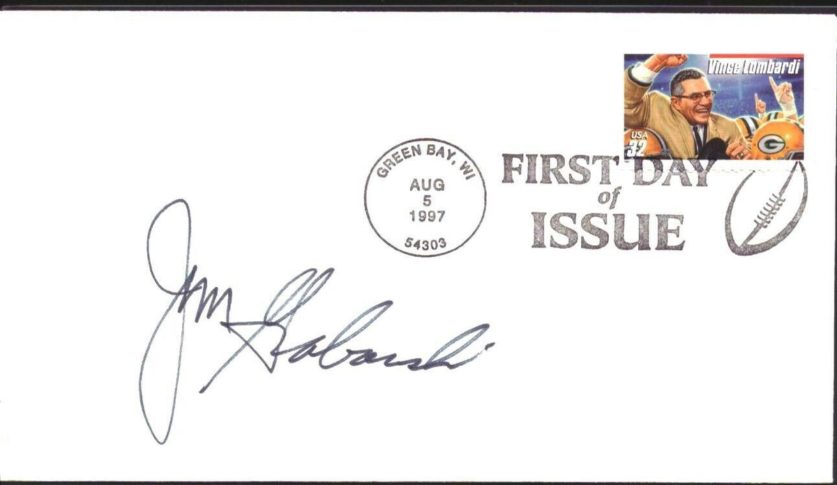Jim Grabowski Signed 1997 FDC First Day Cover Green Bay Packers 151470