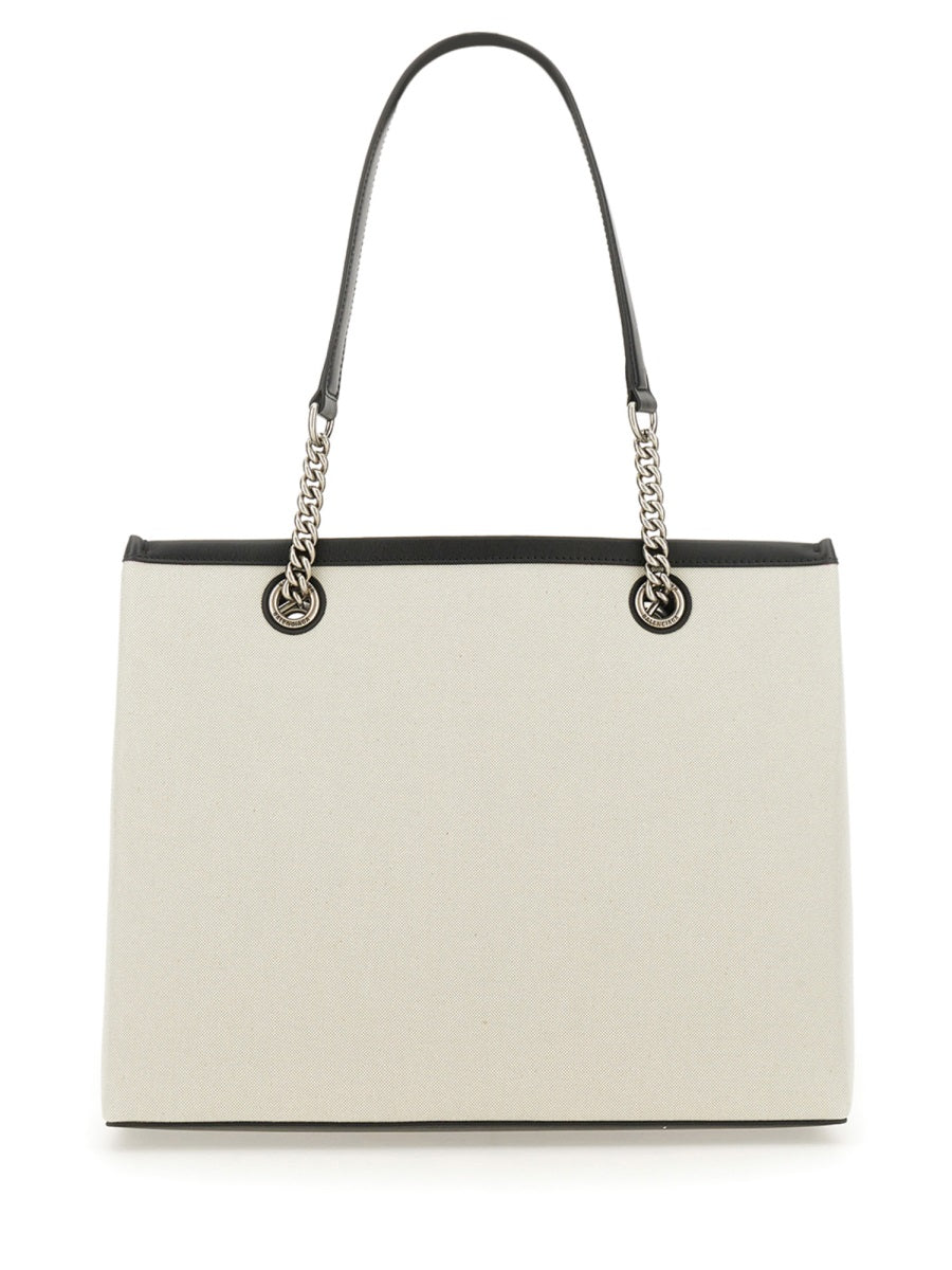 Balenciaga Paris Cotton and Leather Bag