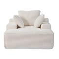 Oversized Chaise Lounge Chair Cozy Cloud Couch With 3 Throw