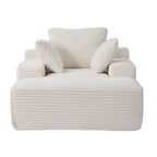 Oversized Chaise Lounge Chair Cozy Cloud Couch With 3 Throw