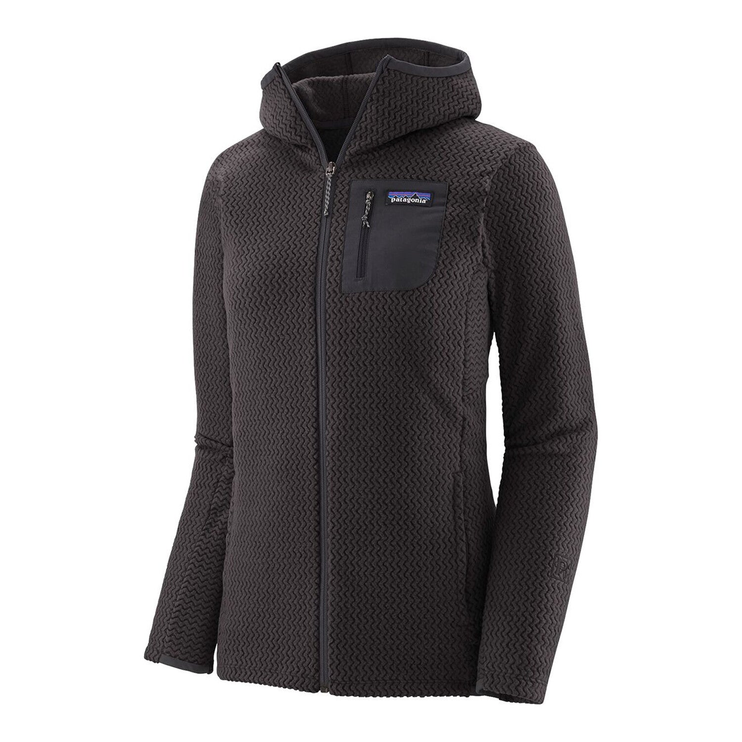 Women's // R1 Air Full-Zip Hoodie // Black