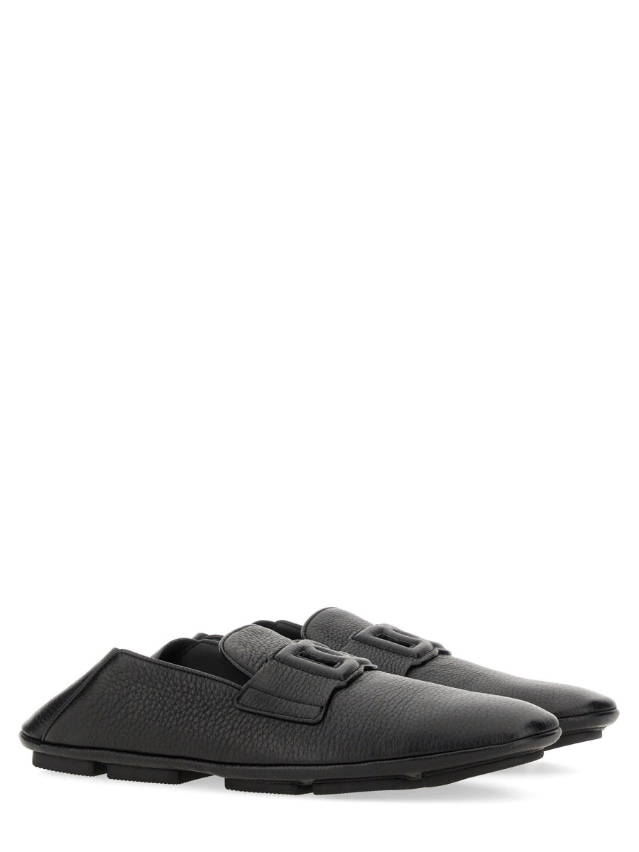 Dolce & Gabbana Men Driver With Logo
