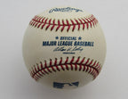 Danys Báez Autographed OML Baseball Cleveland Indians 180624