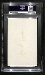 George Burns Signed 3x5 Index Card Comedian, Actor, Writer PSA/DNA 184331