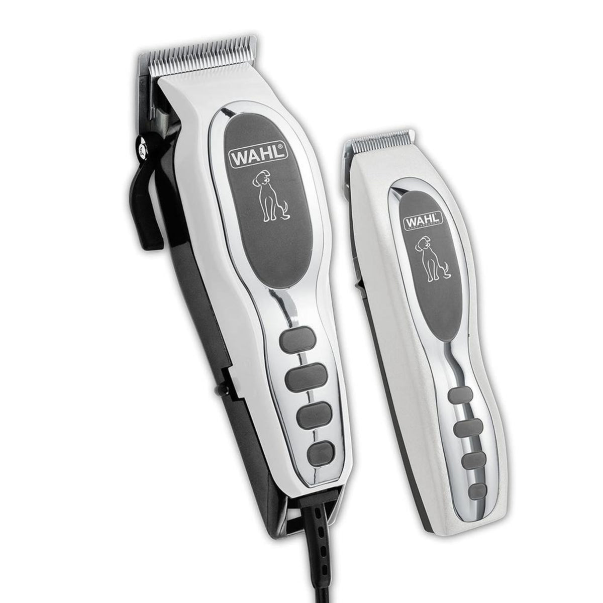 Wahl Pet Pro Corded Clipper and Battery Trimmer Combo Kit - Dog Grooming Set for Light to Thick Coats - 9284-MI