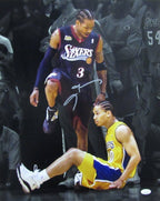Allen Iverson HOF Autographed 16x20 Photo Philadelphia 76ers JSA 181857