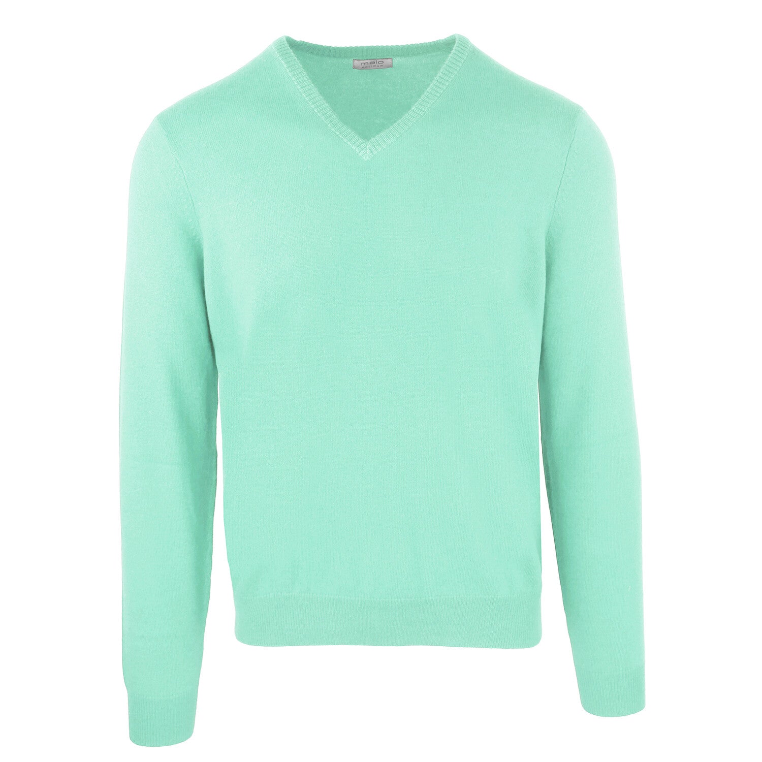 V-Neck Sweater // Verde Acqua