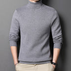 Heathered Turtleneck // Gray
