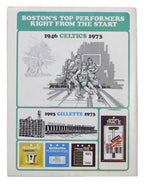 February 28, 1973 Boston Celtics vs. Golden State Warriors NBA Program Cowens