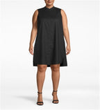 Anne Klein Women's Trapeze Dress Black Size 0X