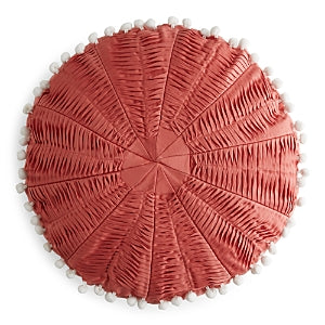 Exclusive Home Sky Pleated Decorative Pillow 16 Round