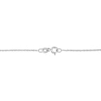 10KT Two Tone Gold 1/6 cttw Diamond Floating Heart Pendant Necklace (K-L, I1-I2)