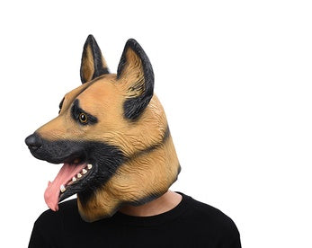 Halloween Cartoon Horror Animal Police Dog Mask