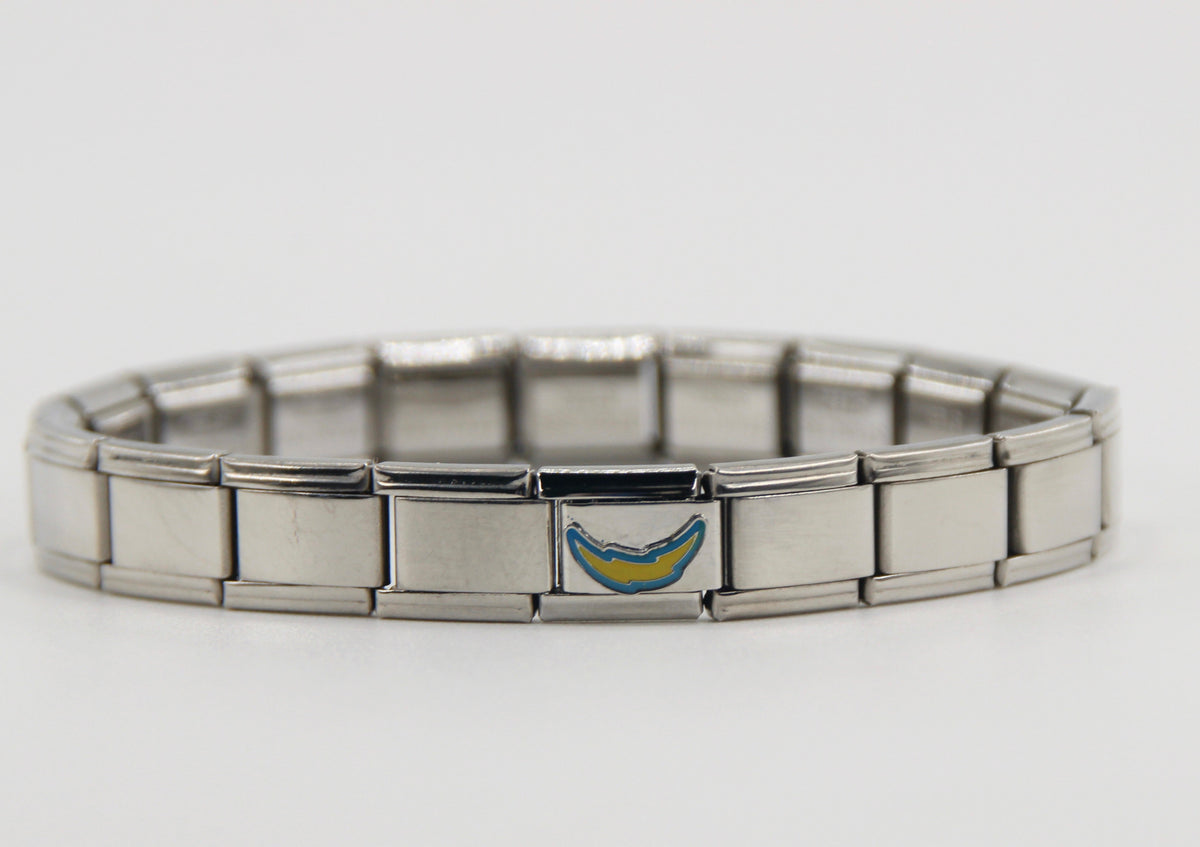 Football Team Logo Italian Charm Bracelet – Custom Gifts for Fans