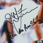 James Franklin Penn State Signed/Inscribed 16x20 Photo Framed JSA 164007
