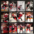 Lot of 7 Philadelphia Flyers Complete Team Sets Plus Lindros Cards 189215