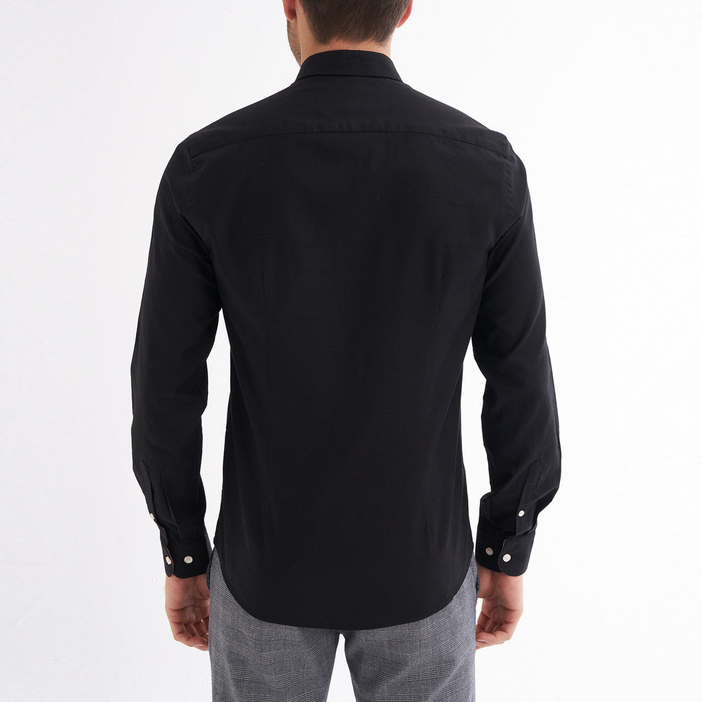 Emilio Button-Up Shirt // Black