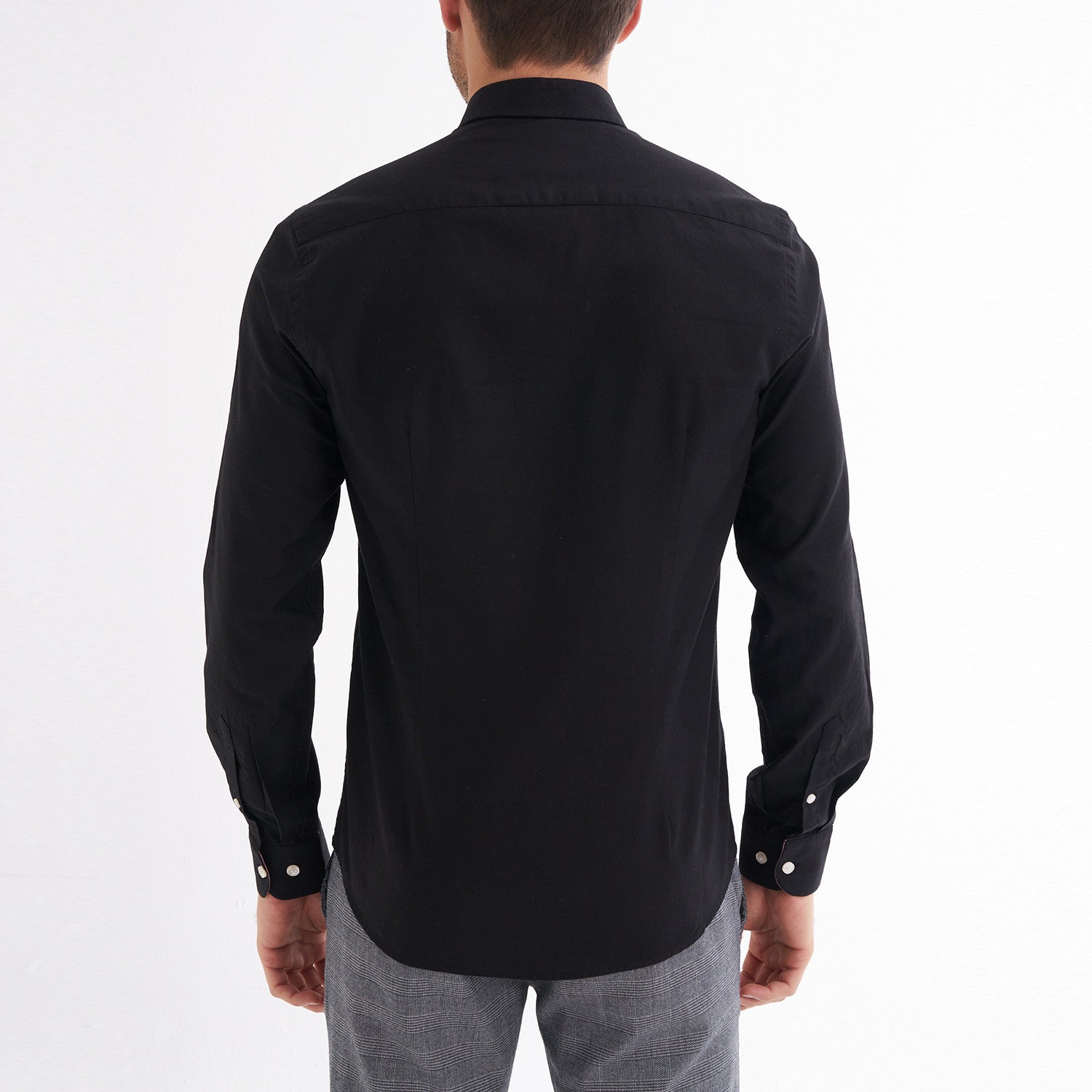 Emilio Button-Up Shirt // Black