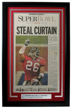 Buccaneers 2003 Super Bowl XXXVII Champs San Diego Tribune Framed 157866