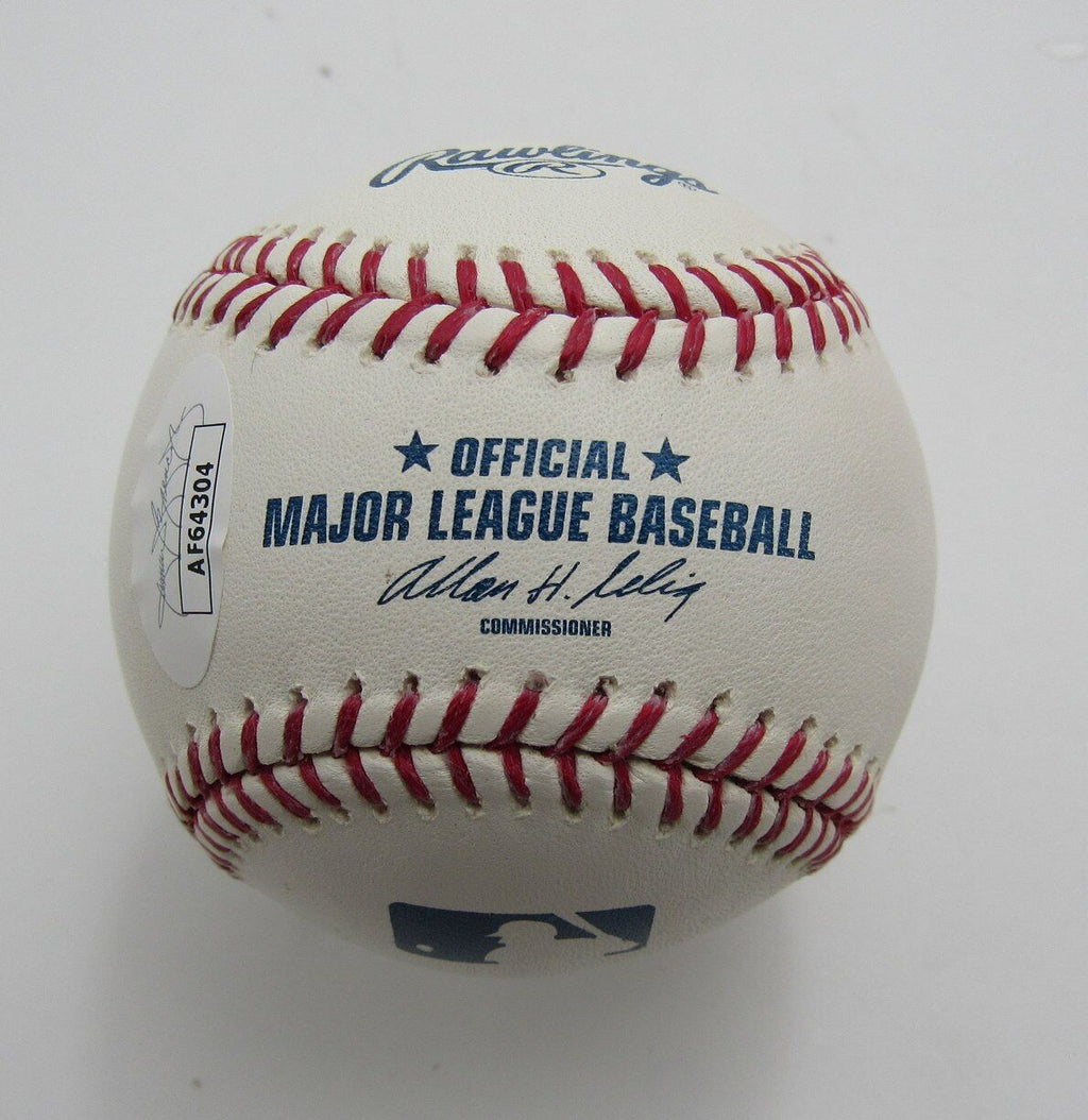 David Odom Autographed OML Baseball Wake Forest Basketball Coach JSA
