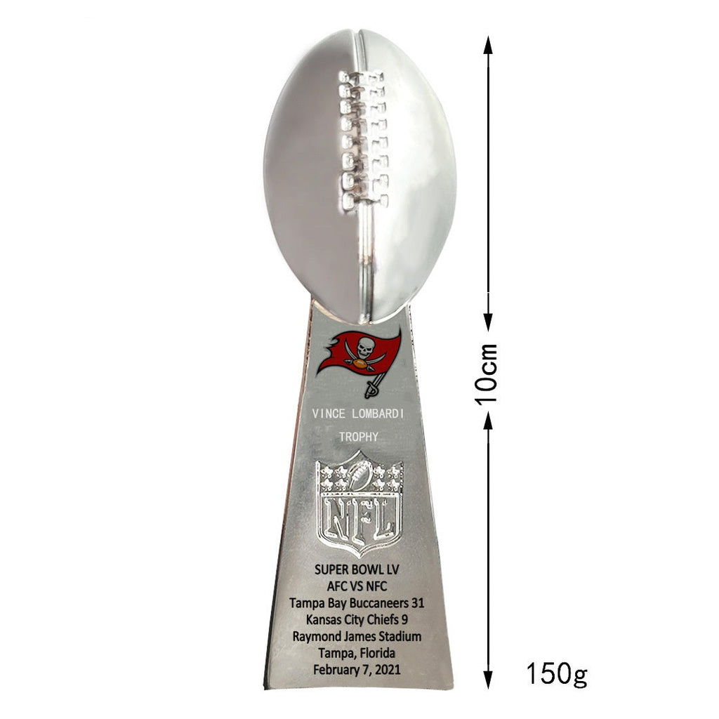 Tampa Bay Buccaneers Championship Ring & Trophy Set – 2003 & 2021 Collectible with Display Box