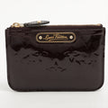 Louis Vuitton // Vernis Pochette Cure Amarante Coin Case