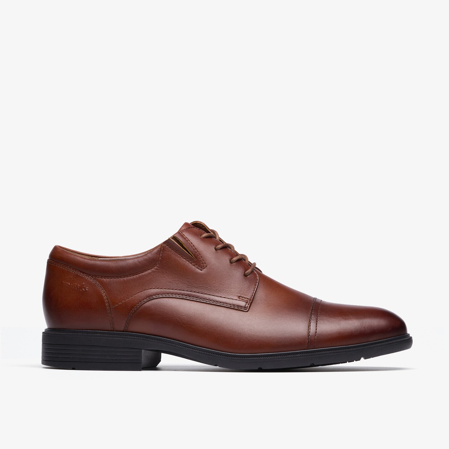 Steadwell Cap // Cap-Toe Derby // Dark Tan Leather