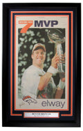 Denver Broncos 1999 Super Bowl XXXIII Champs Denver Post Newspaper Framed 157888