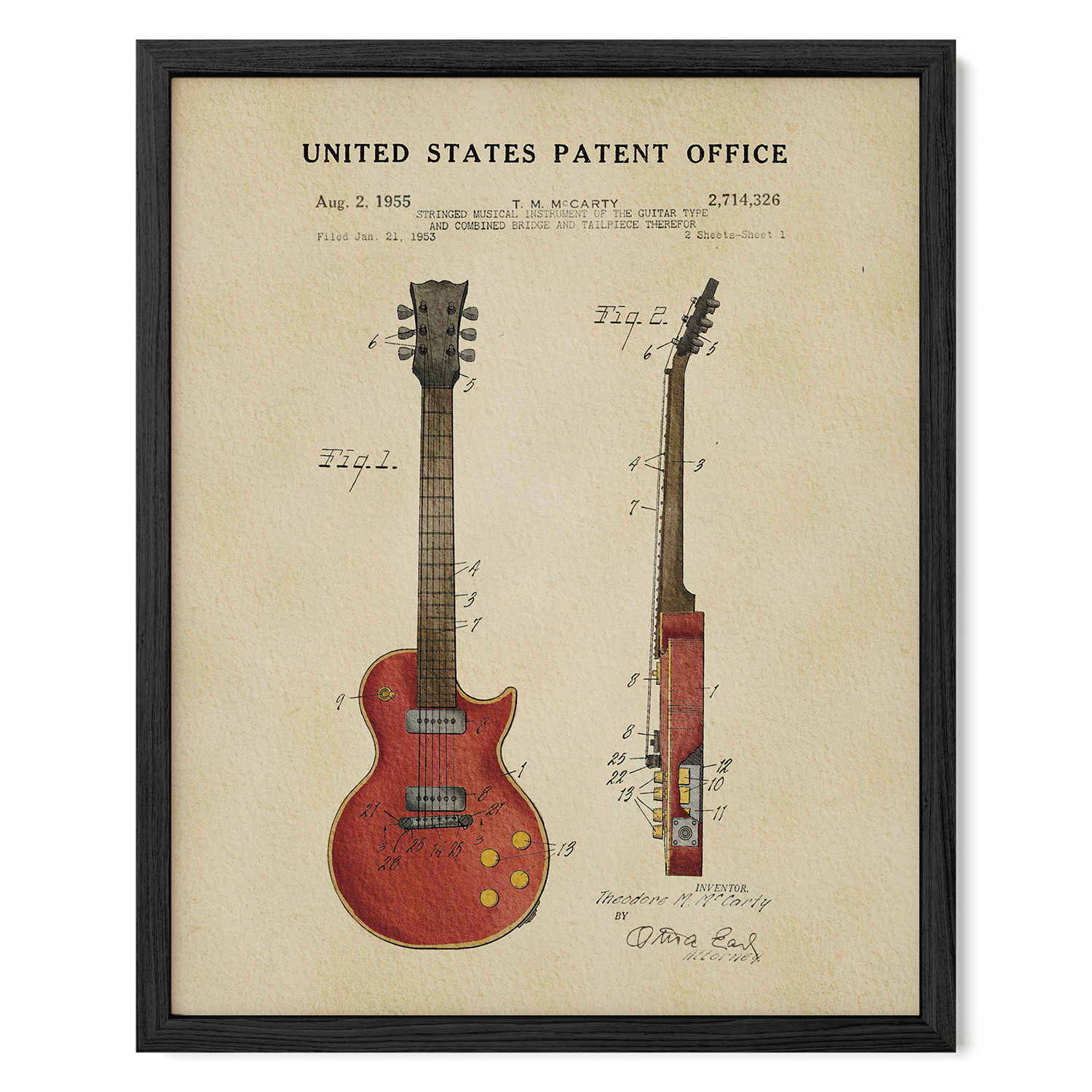 Red Electric Guitar (1955)
