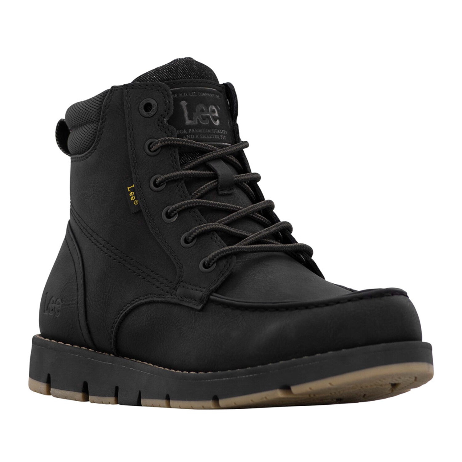 Waylon // Black + Black Denim + Gum