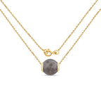 16.79 Carat Genuine Grey Moonstone .925 Sterling Silver Pendant