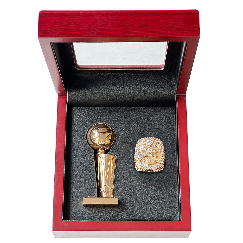 2019 Toronto Raptors Championship Ring and Trophy Set – Replica Collectible for Basketball Fans