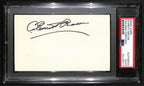 C. Everett Bacon CFB HOF Signed/Auto 3x5 Index Card Wesleyan U. PSA/DNA 189011