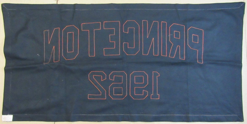 Vintage 1962 Princeton Black 65x34 Felt Banner 182820