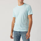 Essential Slub Crew // Light Blue