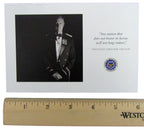 Robert F. Foley, MOH Recipient, Signed MOH 4x6 Society Card JSA 146362