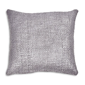 Sparrow Wren Metallic Woven Decorative Pillow 18 x 18