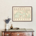 Shipping Map of the World, 1923