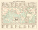 Shipping Map of the World, 1923